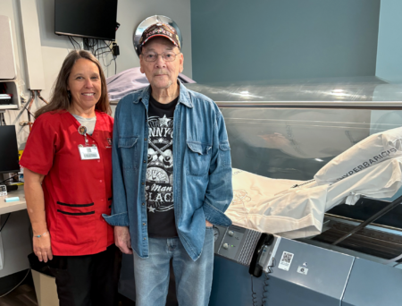 Addressing radiation injury in Bloomington: One patient’s experience with hyperbaric oxygen therapy