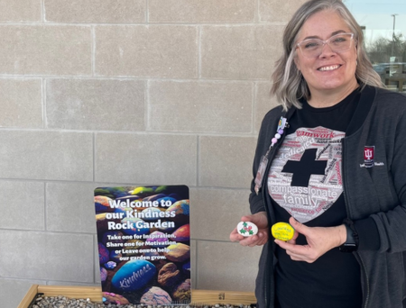 Small rocks make a big impact at the IU Health Schwarz Cancer Center