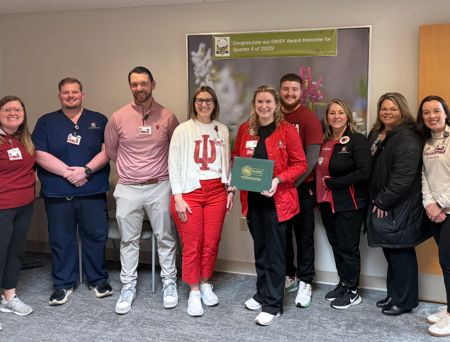 Bloomington IU Health Primary Care registered nurse and DAISY Award winner highlights purpose and patience