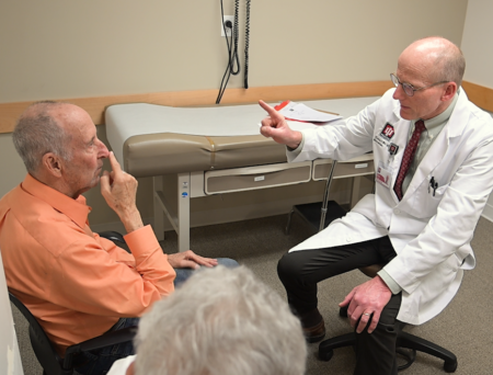 Focused ultrasound steadies hand of essential tremor/Parkinson's patient