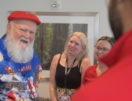 IU Health on nice list as Santa recovers from essential tremor procedure