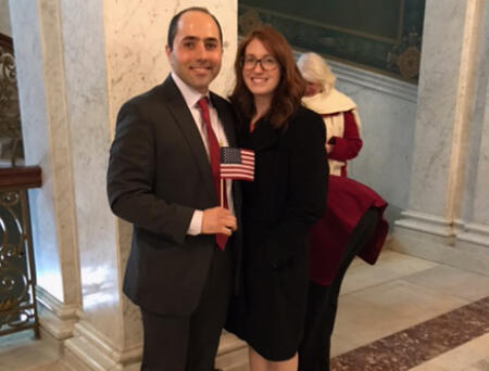 Doctor Remembers His Roots; Embraces His Citizenship