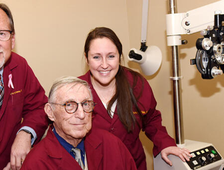 One Family, Three Eye Doctors: Ages 90, 59 And 32