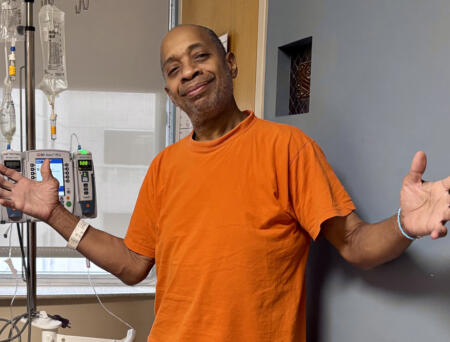 Patient with multiple myeloma hoping to be home for Christmas