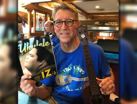 Strumming the strings: Patient passes time pursuing his passion