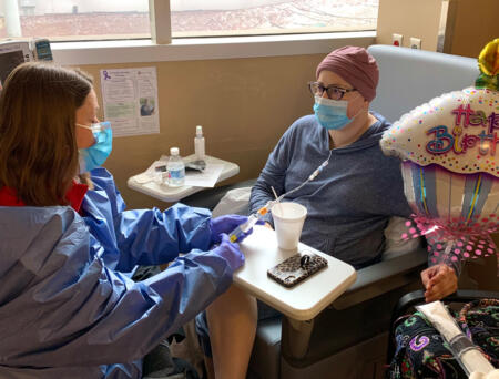 Diagnosis: Hodgkin’s lymphoma - She spent her birthday in the hospital