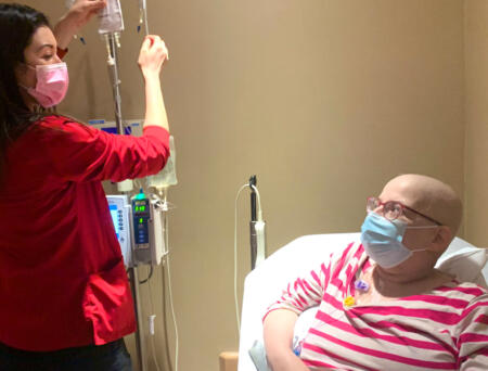 Patient treasures German heritage; Appreciates Simon Cancer Center Care