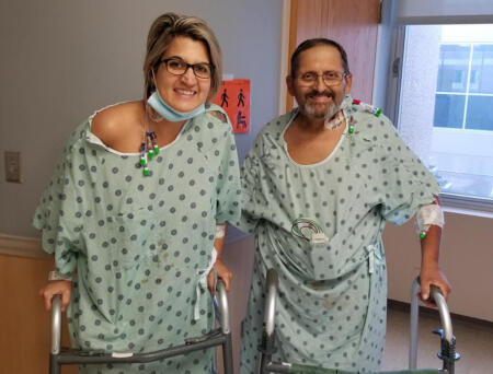 He needed a liver; His niece was the giver