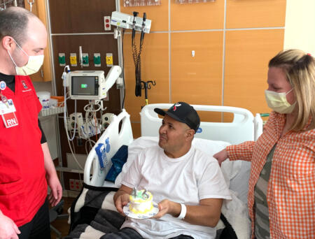 Patient’s birthday was filled with abundant love and surprises
