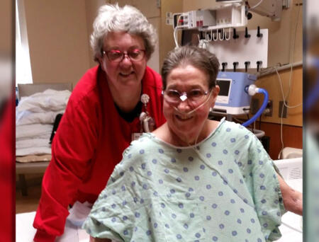 Nurse known for her calming effect on transplant patients