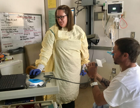 Respiratory therapist was once a probation officer