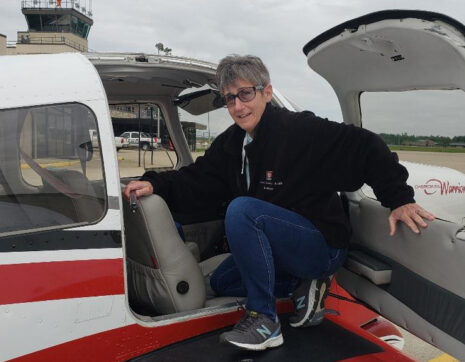 After dropping 66 pounds, she is flying high