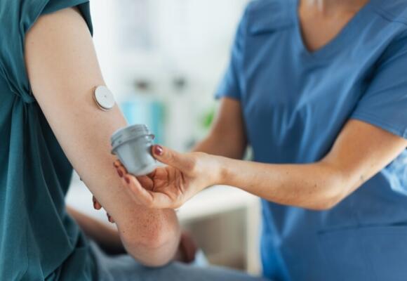 Continuous glucose monitor (CGM) offers a patient life-changing diabetes and health support
