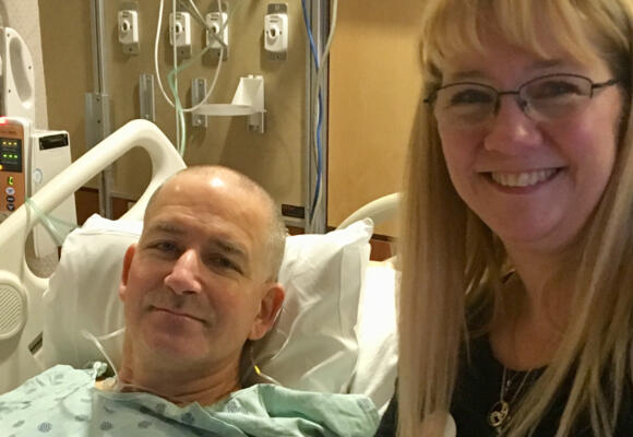 Her husband’s kidney was one of four
