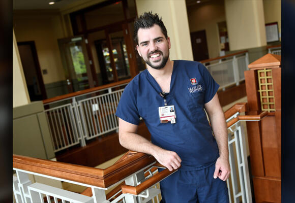 IU Health team member has pride in his eyes