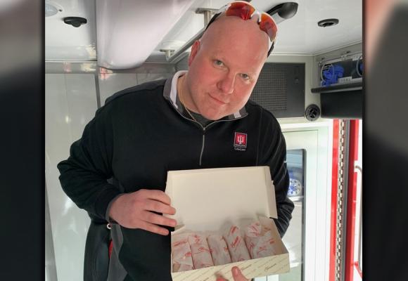 LifeLine crew receives special delivery from super model Chrissy Teigen