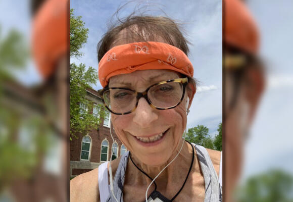 Two months post transplant, patient runs Mini Marathon