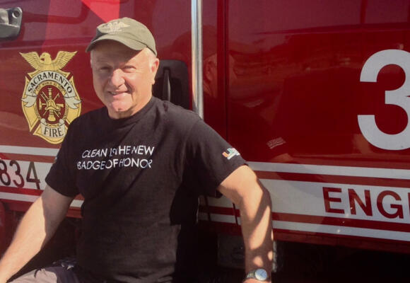 Firefighter Spreads The Word – Learn The DNA, Slay Cancer