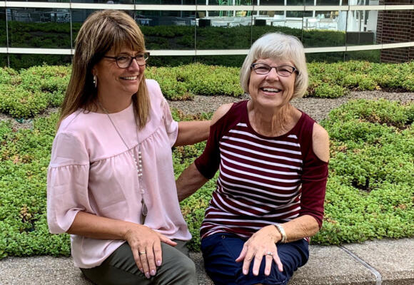These two friends met through unusual circumstances