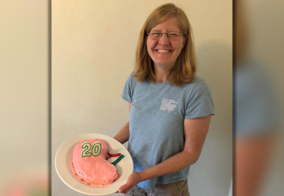 Transplant patient’s 20th anniversary was all of 7,300 ordinary days