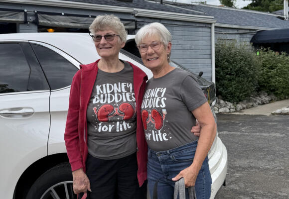 Two strangers connect through kidney transplant