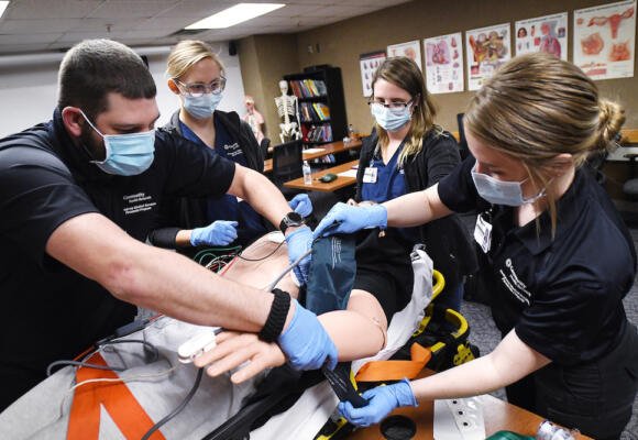 When life is on the line: Crewmembers training for critical care
