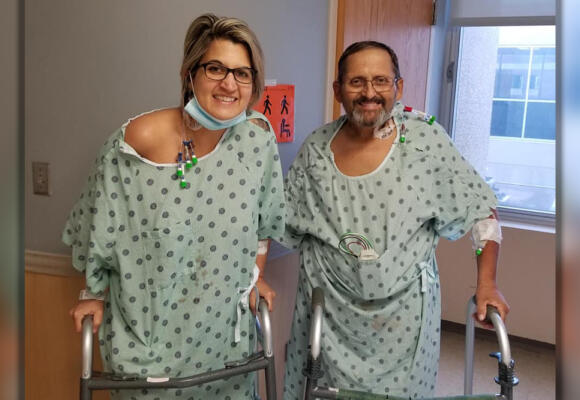 He needed a liver; His niece was the giver