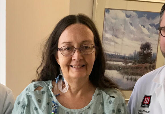 This patient is thankful to be part of transplant history