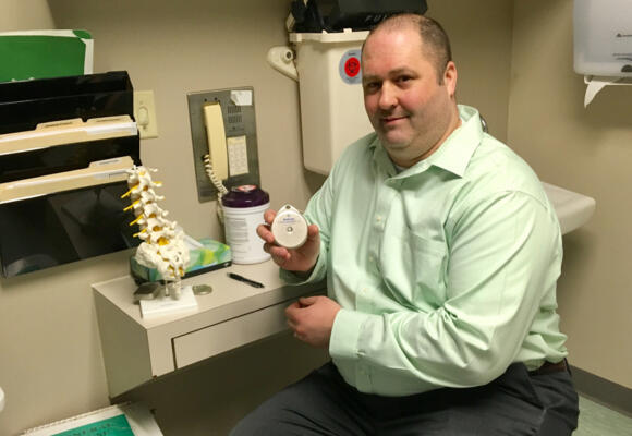 Doctor Talks About Hockey Puck-Sized Pain Management