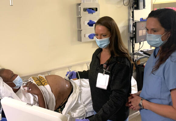 Paracentesis team: ‘No one wants to be here, but they’re glad to see us’
