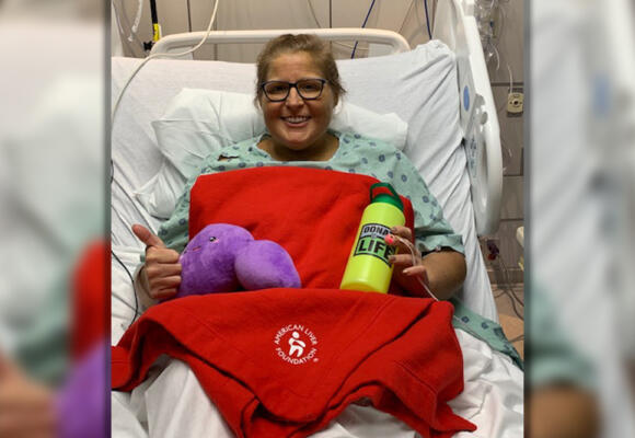 Two months post transplant; Nurse says she feels amazing