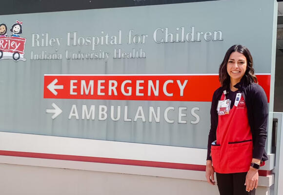 Riley nurse tests for kidney match for brother