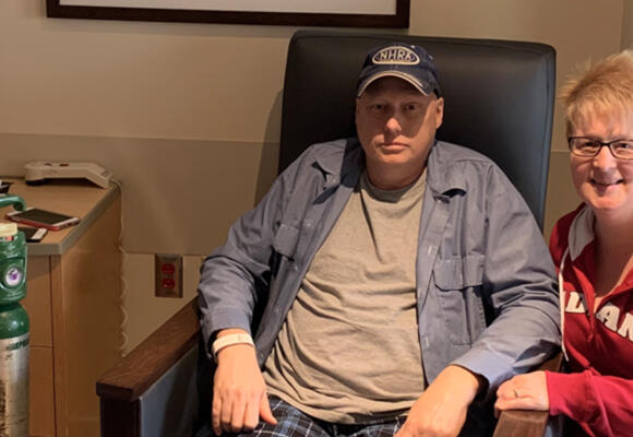 Leukemia diagnosis: Patient is walking his way back to health