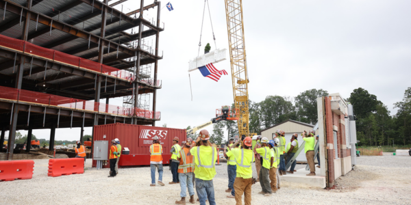 Topping out marks major milestone image.