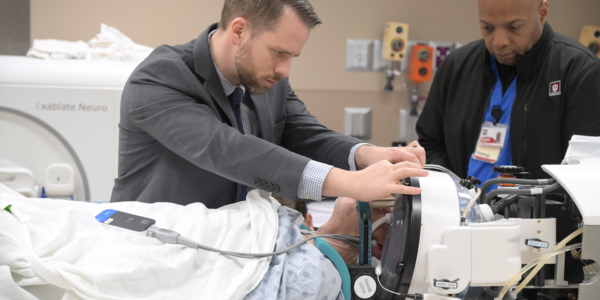 Patients find tremor relief with non invasive focused ultrasound procedure image.