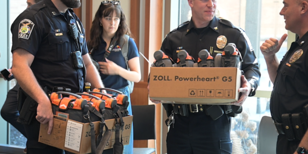 IU Health is proud to help expand AED access across Indiana image.