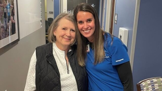 Decades after mastectomy, patient finds relief through occupational therapy image.