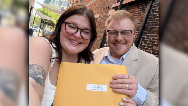 Couple faced diagnosis with lifetime commitment to love one another image.