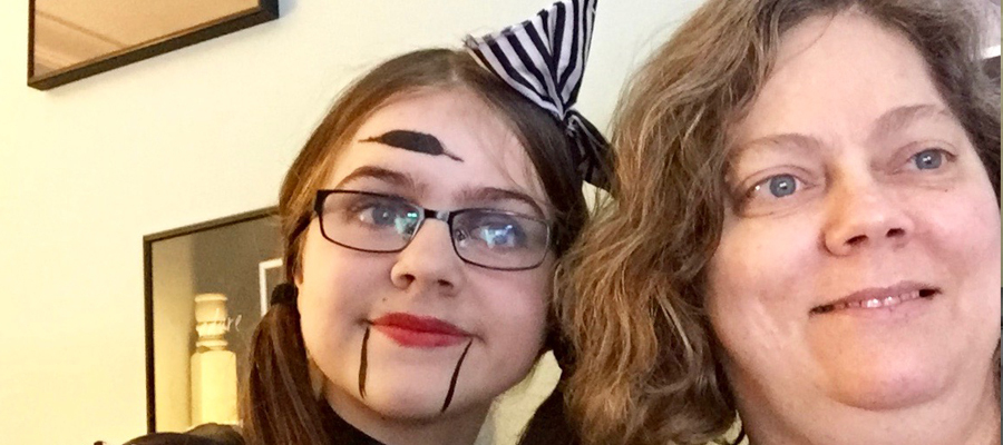Kaylee Durnil in costume