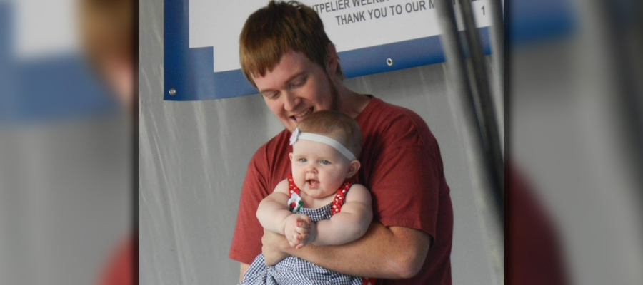 Matthew "Trevor" O'Hern holding Josslyn