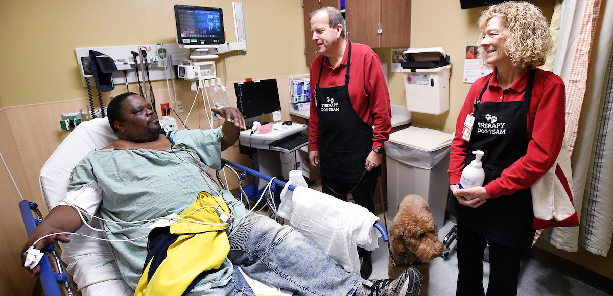 Quigley visiting patient