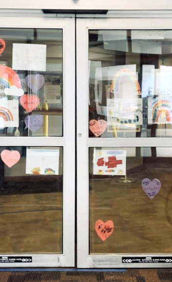 Rainbow doors